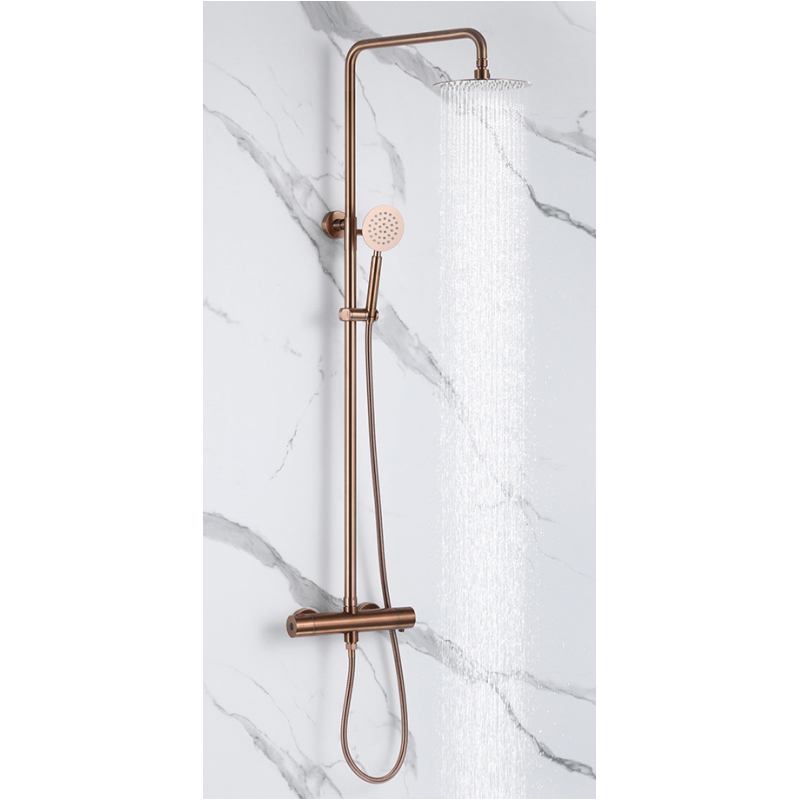 38℃ thermostat shower 304 staintess steel constant temperature shower